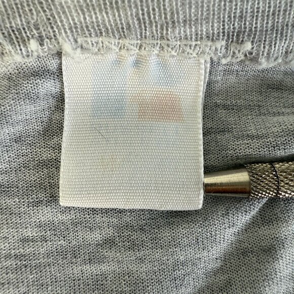 Vintage 90s North American Nina Crew T-Shirt Gray Nautical Ship Graphic Large - Picture 4 of 10